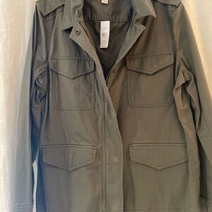 Loft Olive Green Utility Jacket